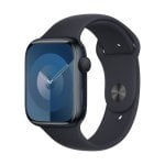 Apple Watch Series 9 GPS + Cellular Cassa 45mm in Alluminio Mezzanotte con Cinturino Sport Mezzanotte - S/M