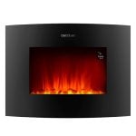 Cecotec ReadyWarm 2250 Curved Flames Camino elettrico connesso WiFi 2000W con telecomando Cecotec ReadyWarm 2250 Curved Flames Camino elettrico connesso WiFi 2000W con telecomando