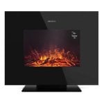 Cheminée Électrique Cecotec ReadyWarm 2700 Design Flames Black 2000W Télécommande