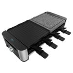 Parrilla de interior Cecotec Cheese&Grill 16000 Inox AllStone piedra natural 1400W 8 personas Parrilla de interior Cecotec Cheese&Grill 16000 Inox AllStone piedra natural 1400W 8 personas