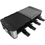 Cecotec Raclette Cheese&Grill 16000 MixGrill Raclette con Piedra Natural 1400W Negra Cecotec Raclette Cheese&Grill 16000 MixGrill Raclette con Piedra Natural 1400W Negra