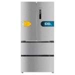 Frigorífico Americano Cecotec Bolero CoolMarket FD 510 Total No Frost 183cm 510L E Inox