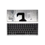 Clavier argenté pour ordinateur portable Lenovo U410 en espagnol