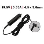 Caricabatteria da auto portatile per HP Envy 15-g029wm 15-j006cl 19,5 V 3,33 A 4,5 x 3,0 mm 65 W