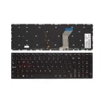 Clavier Rétroéclairé Gaming Pour Portable Lenovo IdeaPad Y700-15 Noir Sans Bordure