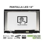 Écran tactile LED 14" avec cadre pour ordinateur portable HP Pavilion X360 14-cd 14-cd0003ns 14-cd0008ns