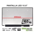 Écran Led 15.6 "pour ordinateur portable Nv156fhm-ny8 Fhd 165hz 350mm 40 broches