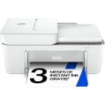 HP DeskJet 4220e Multifunción Color WiFi Blanca + 3 Meses Gratis de Impresión Instant Ink con HP+