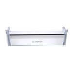 Estante Botellero Frigorífico Bosch 00709640 Transparente/Gris Inox