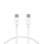 Câble de Charge Ksix USB-A vers USB-C 12W 1m Blanc