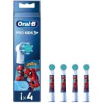 Aufsteckbürste Oral-B Spiderman EB10-4FFS 4 Einheiten Extra Weich Kinder