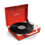 Tocadiscos Victrola Re-Spin Bluetooth Tracción Correa Vinilo Altavoz Rojo