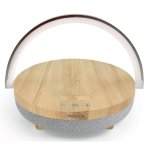 Prixton Speaker Light Wood Altifalante Bluetooth com Carregador Sem Fios 10W Madeira