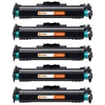 Pccom Essential Tambor Compatible HP CF232a/32a Negro Pack 5