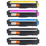 Pccom Essential Tóner Compatible Brother TN241/TN245/TN242/TN246 Negro/Cian/Magenta/Amarillo Pack 5