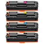 Pccom Essential Tóner Compatible HP 125A/128A/131X/131A Negro/Cian/Magenta/Amarillo Pack 4