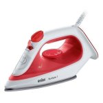 Plancha Braun TexStyle 1 SI 1019 RD 1900 W Suela Antiadherente Roja