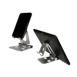 Supporto da Tavolo Ksix 360 per Cellulare/Tablet/Smartwatch in Alluminio