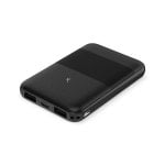 Ksix Slim Powerbank 5000 mAh 10W com Cabo USB-A USB-C Preto
