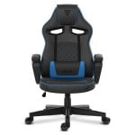 SENSE7 Knight Silla Gaming PU Ergonómico Soporte Lumbar Negra/Azul
