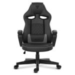 SENSE7 Knight Silla Gaming de Ecopiel Ergonómico Soporte Lumbar Negra/Gris
