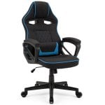 Silla Gaming Sense7 Knight Tela Negra Y Azul Silla Gaming Sense7 Knight Tela Negra Y Azul