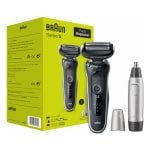 Braun Pack Series 5 51-W1000s Rasoio Wet/Dry + Ear&Nose EN10 Tagliapeli per naso/orecchie