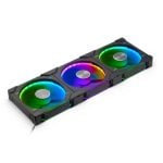 Phanteks D30 Kit 3 Ventiladores PWM 140 mm Flujo Regular D-RGB Negro Phanteks D30 Kit 3 Ventiladores PWM 140 mm Flujo Regular D-RGB Negro