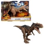 Mattel Jurassic World Dinosaurio de Juguete Rajasaurus Ruge y Ataca
