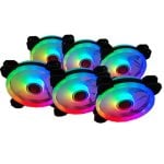 Talius Iris Spectrum ARGB Kit de 6 Ventiladores Suplementarios 120 Mm Negro Talius Iris Spectrum ARGB Kit de 6 Ventiladores Suplementarios 120 Mm Negro