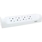 Legrand 4x multiprise d'angle Schuko blanc