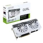 ASUS Dual -RTX4070-12G-WHITE NVIDIA GeForce RTX 4070 12 GB GDDR6X