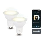 Ksix Lâmpada Smartled GU10 5,5W 400Lm CCT 2 Unidades