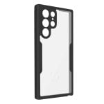 Coque pour Samsung Galaxy S23 Ultra Plexiglas et Polymère Contour Noir