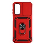 Coque pour Samsung Galaxy A14 5G, avec anneau de caméra, Support vidéo, rouge
