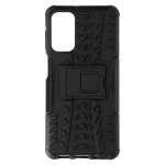 Coque Samsung Galaxy M52 5g 2 Matériaux Anti-Choc Noir Support