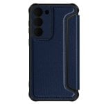 Coque Pour Samsung S23 Porte Carte Coins Renforcés Bleu Foncé