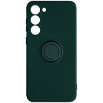 Coque pour Samsung Galaxy S23 Plus Soft Touch Flexible + Anneau Support Vert