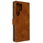 Coque pour Samsung S23 Ultra rabat support vidéo Forcell Tender Book Camel