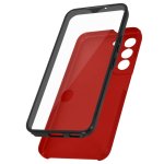 Coque Intégrale Rigide à l'arrière et Souple à l'avant Rouge Samsung Galaxy S22