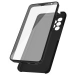 Coque Intégrale Rigide à l'arrière et Souple à l'avant Noir Galaxy A53 5g