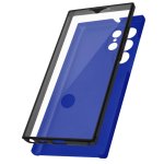 Coque Intégrale Rigide à l'arrière et Souple à l'avant Bleu Galaxy S22 Ultra
