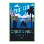 Erik Editores Poster Sonic The Hedgehog - Visit Lush Green Hill Zone