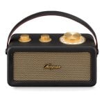 Radio Bluetooth portatile Sangean RA-101 con batteria nera/oro