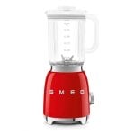 SMEG BLF03RDEU Mixeur esthétique en acier inoxydable style années 50 800 W Rouge