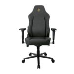 Arozzi Primo Woven Fabric Silla Gaming Negra Logo Dorado