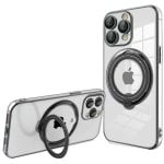 Cool Funda Ring Magnética Negra para iPhone 15 Pro Max