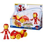 Hasbro Original Marvel Spidey And His Amazing Friends Figura de Iron Man y Bólido Iron