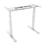Kimex Base De Escritorio Motorizado Regulable En Altura 62-128 Cm Blanca, Conectada