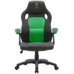 Sedia da gaming Tempest Discover Nero/Verde Tessuto traspirante